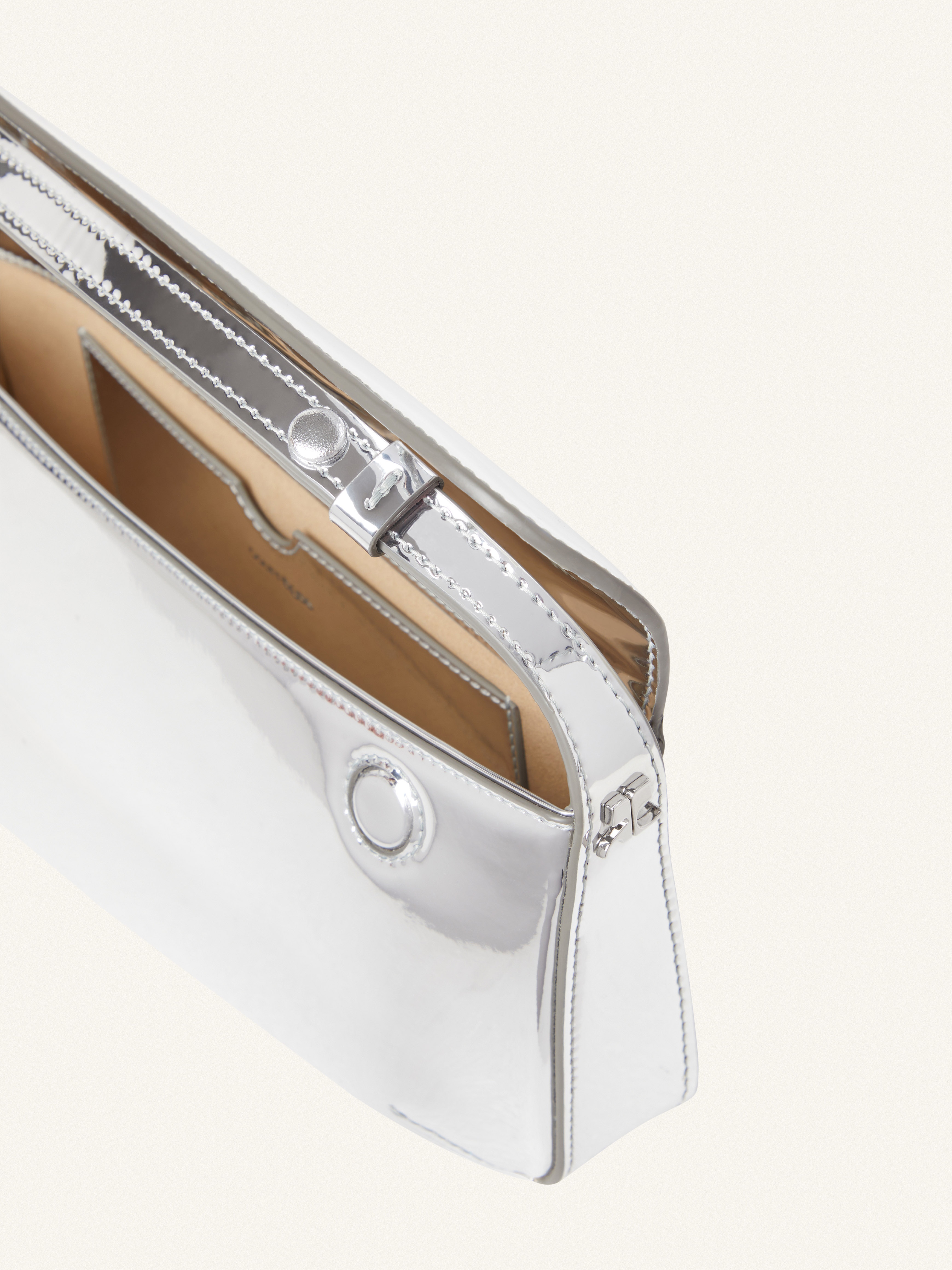 SLEEK MIRROR BAGUETTE BAG - 4