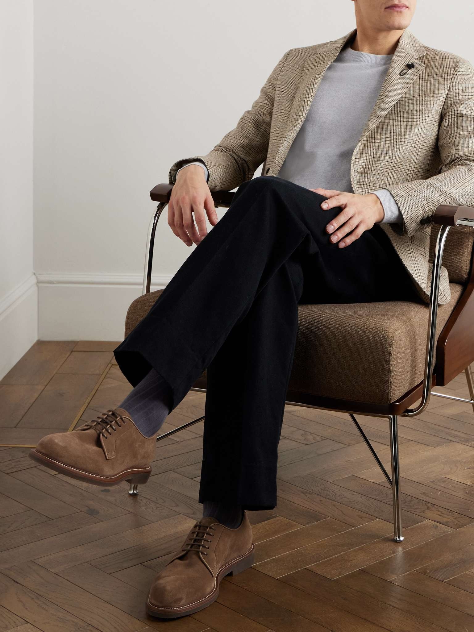 Suede Derby Shoes - 2