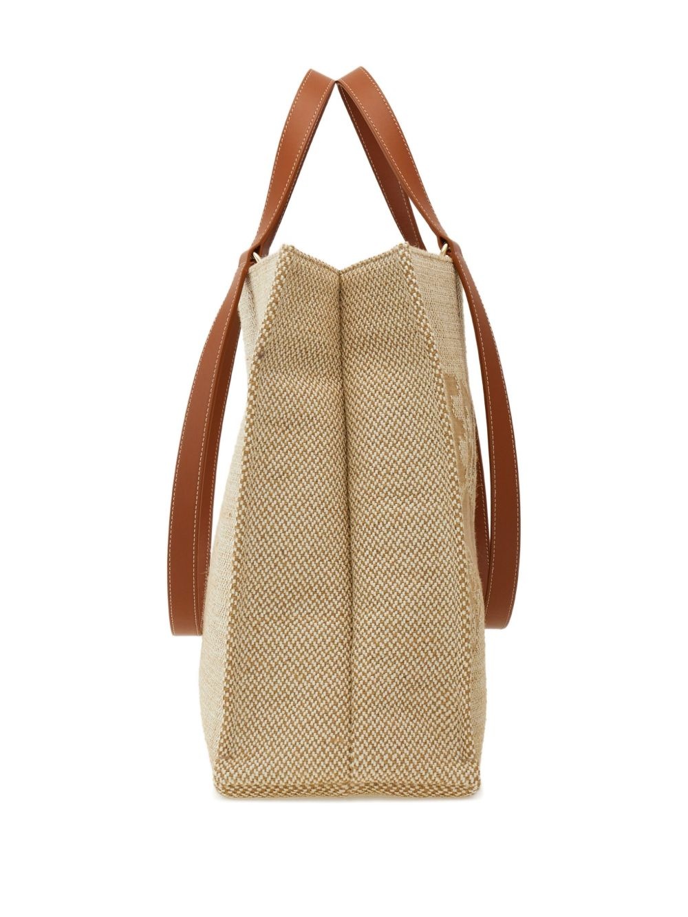 large logo-embroidered tote bag - 5