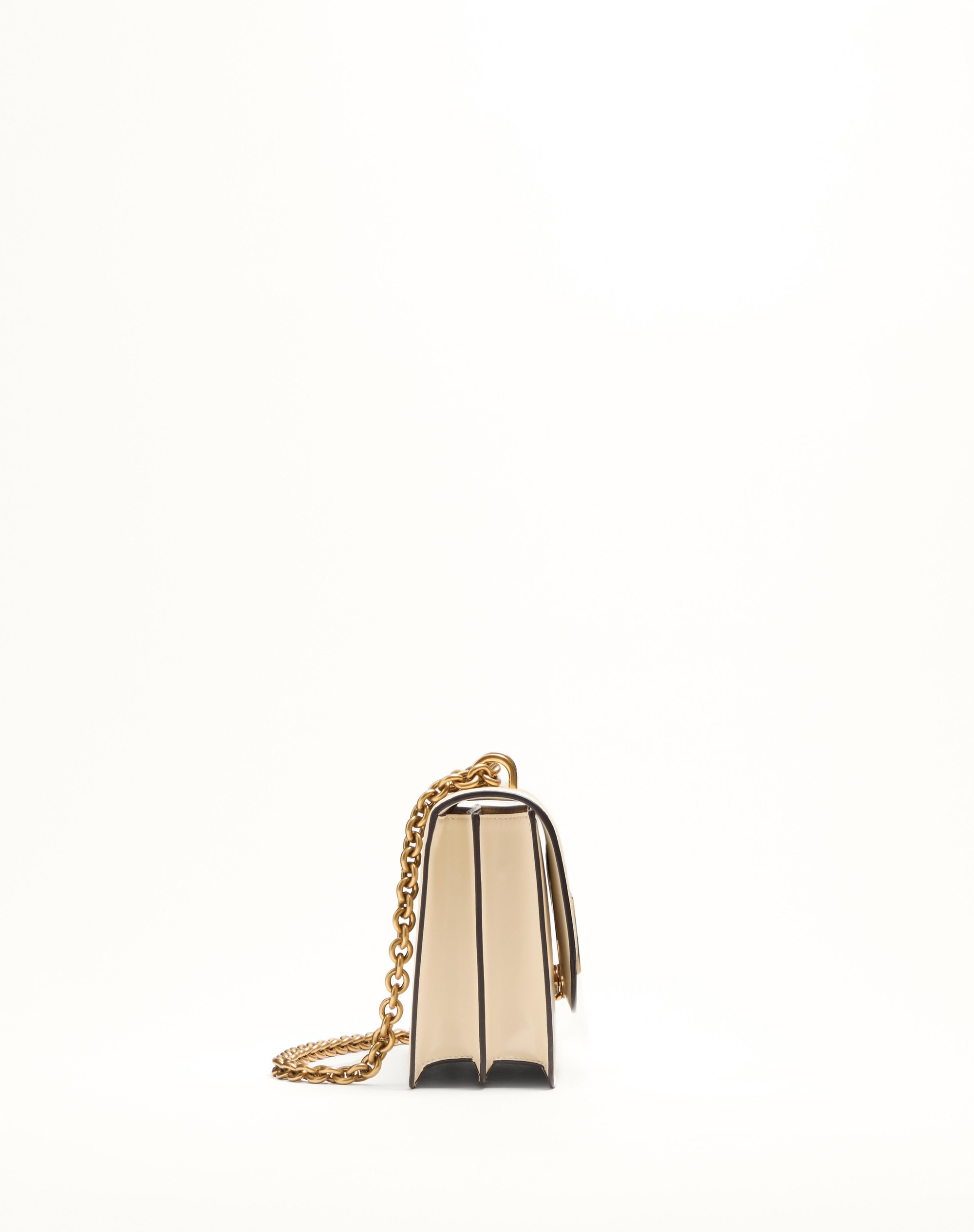 VALENTINO GARAVANI VAIN SHOULDER BAG IN SHINY CALFSKIN - 3