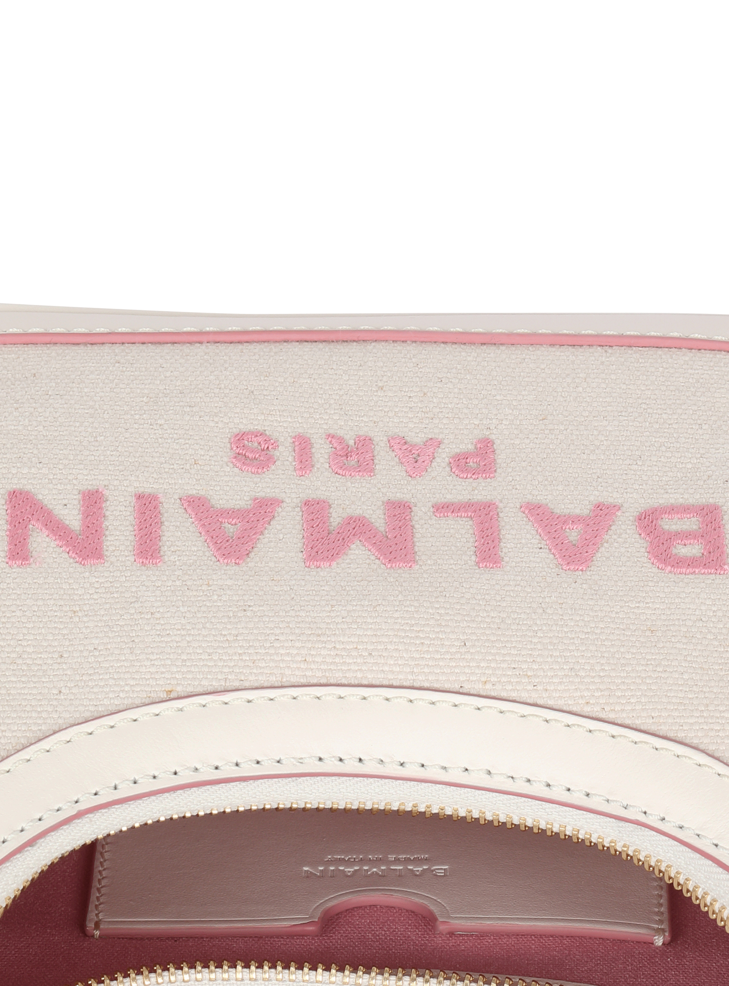 B-Army canvas bag with leather details - 5