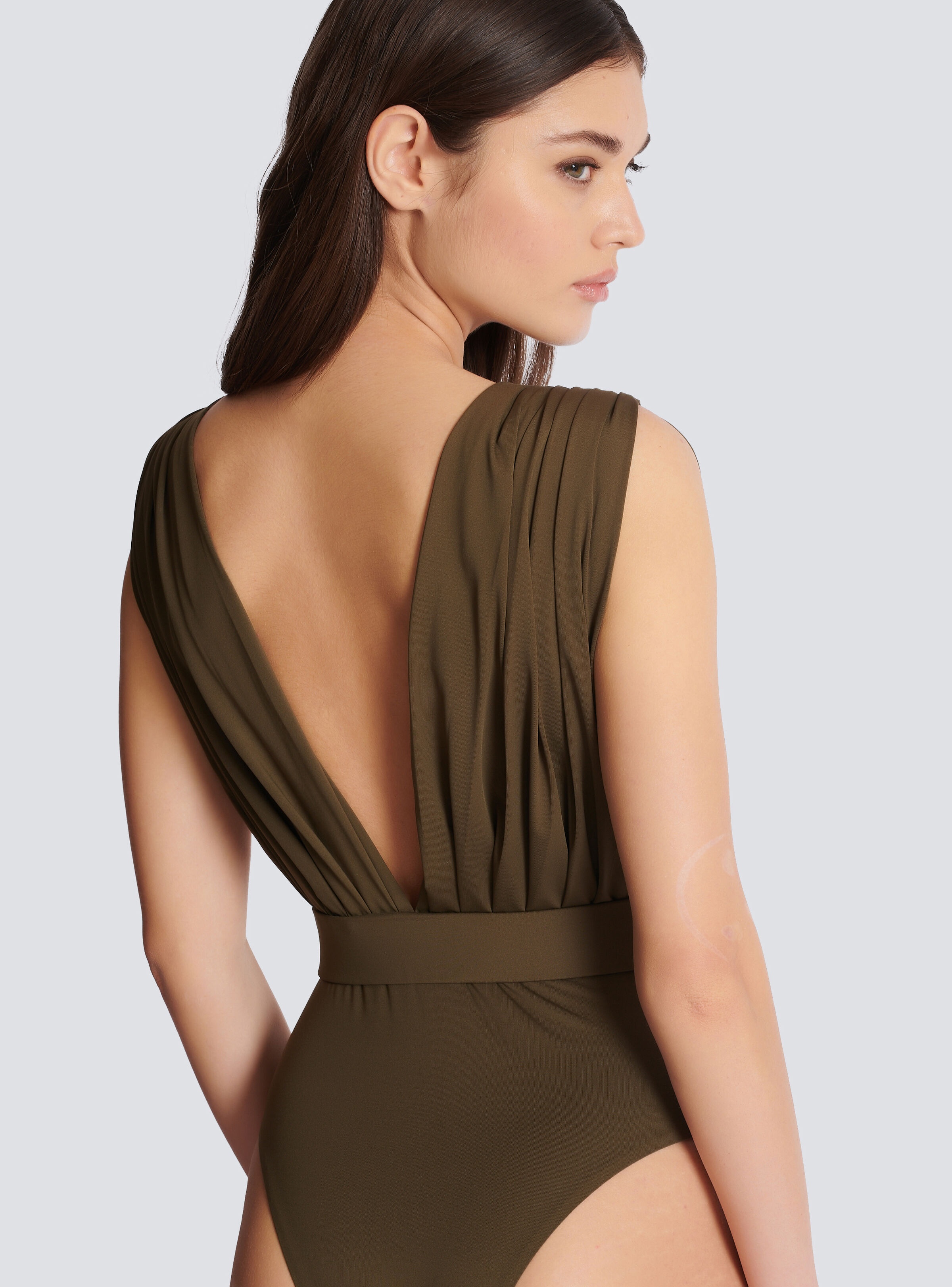 Draped swimsuit - 7