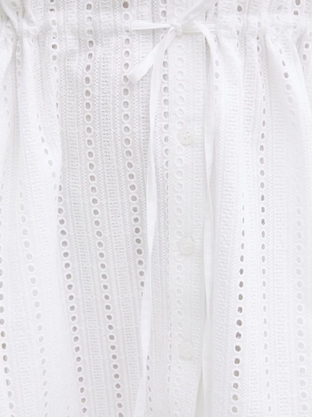 Samanarola eyelet detailing mini dress - 5