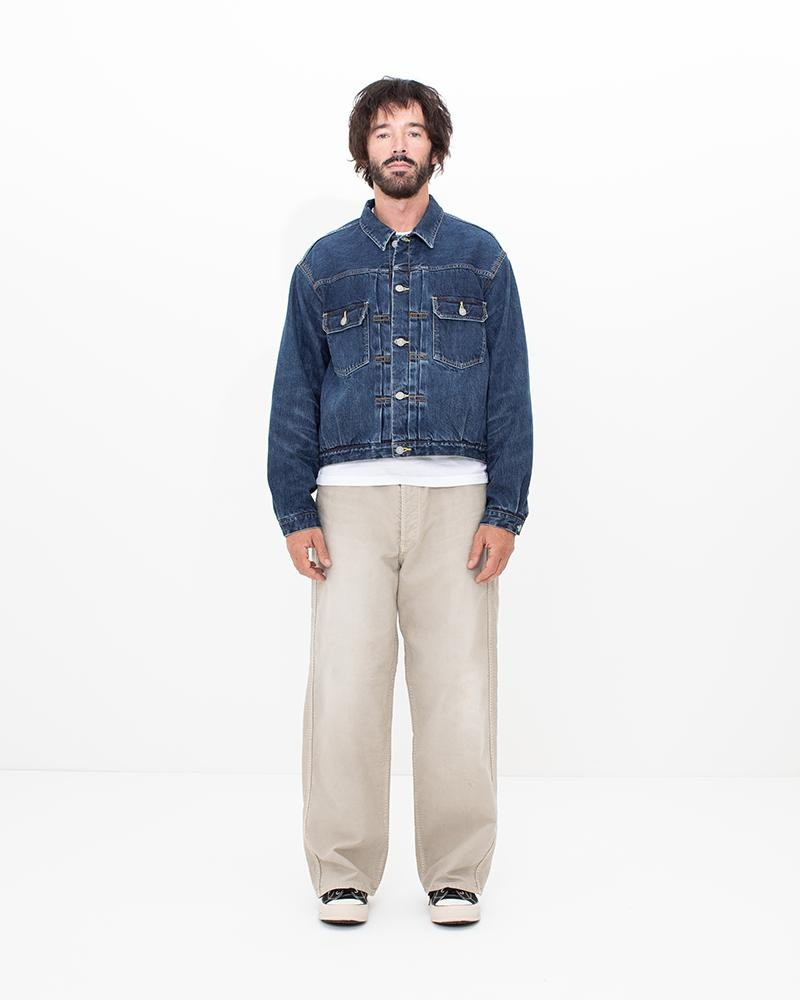 SS 101X JKT DMGD (CHECK) BEIGE 3