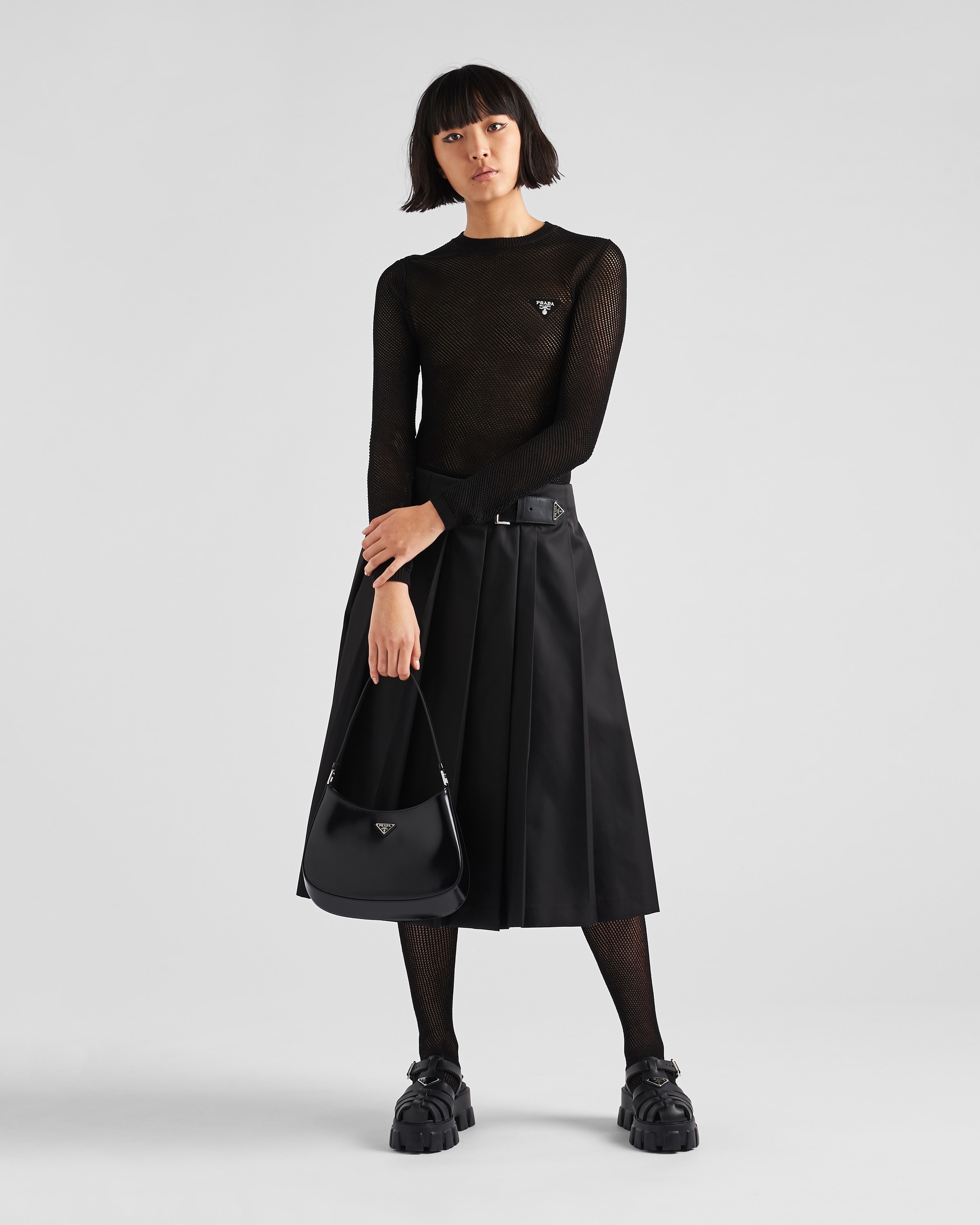 Pleated Re-Nylon skirt - 2