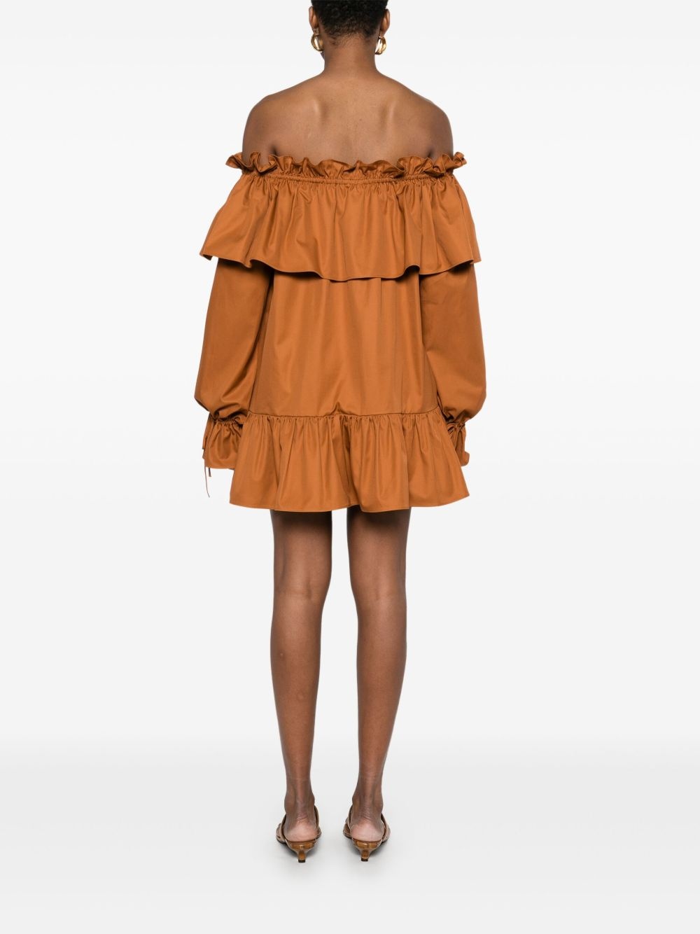 ruffled mini dress - 4