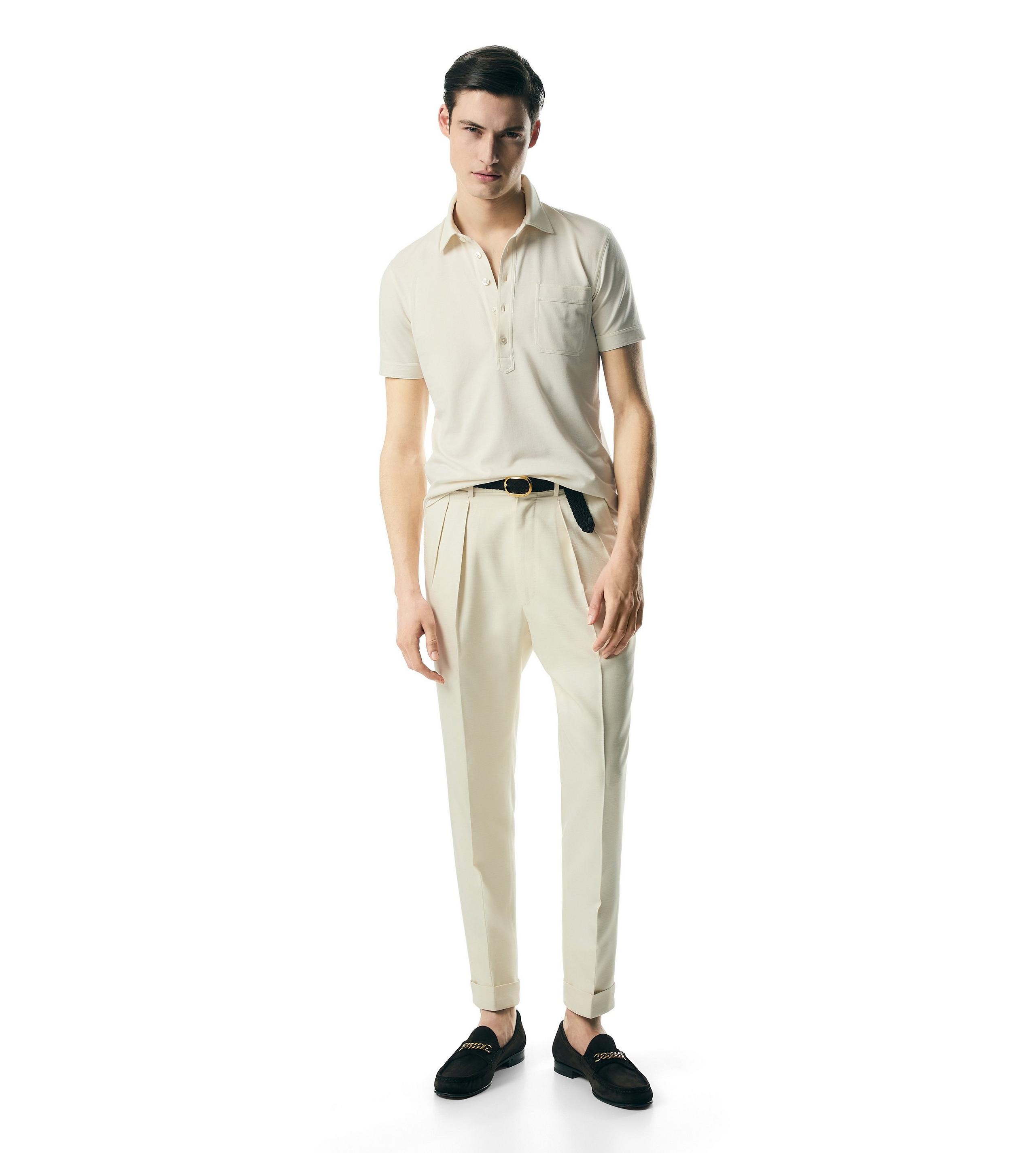 SILK BLEND PIQUET POLO - 2