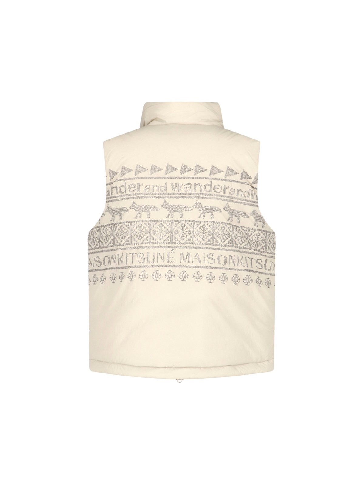 X MAISON KITSUNÉ "NORDIC BORDER" VEST - 2