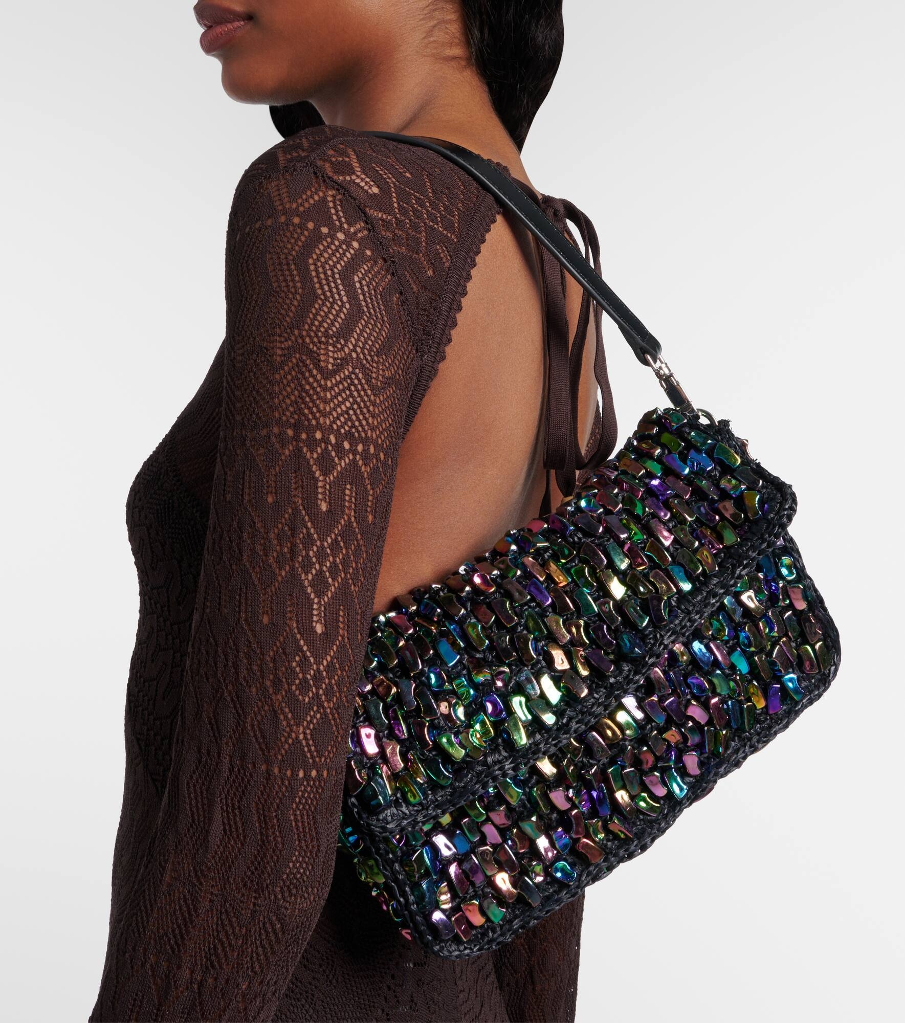 Timmy beaded shoulder bag - 2