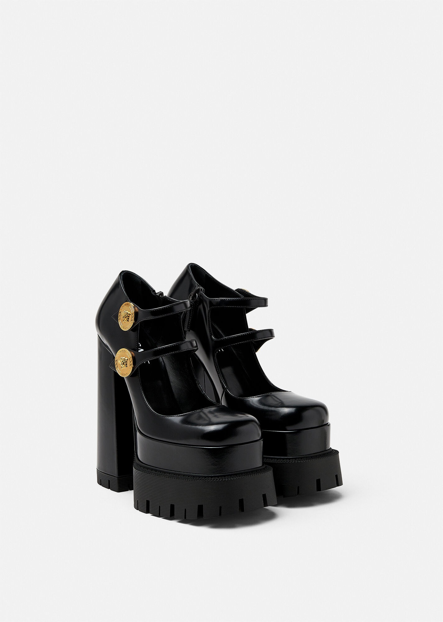 パンプス Medusa Aevitas Platform Mary Janes Pump Versace Medusa Aevitas Platform Mary Janes Pump - Runway Catalog