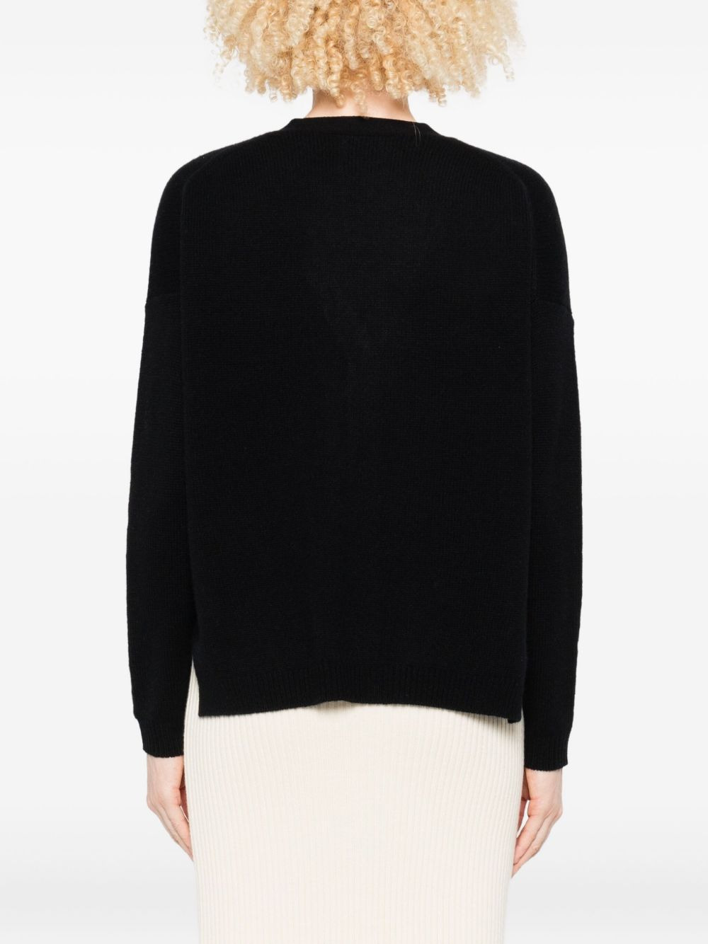button-front cashmere cardigan - 4