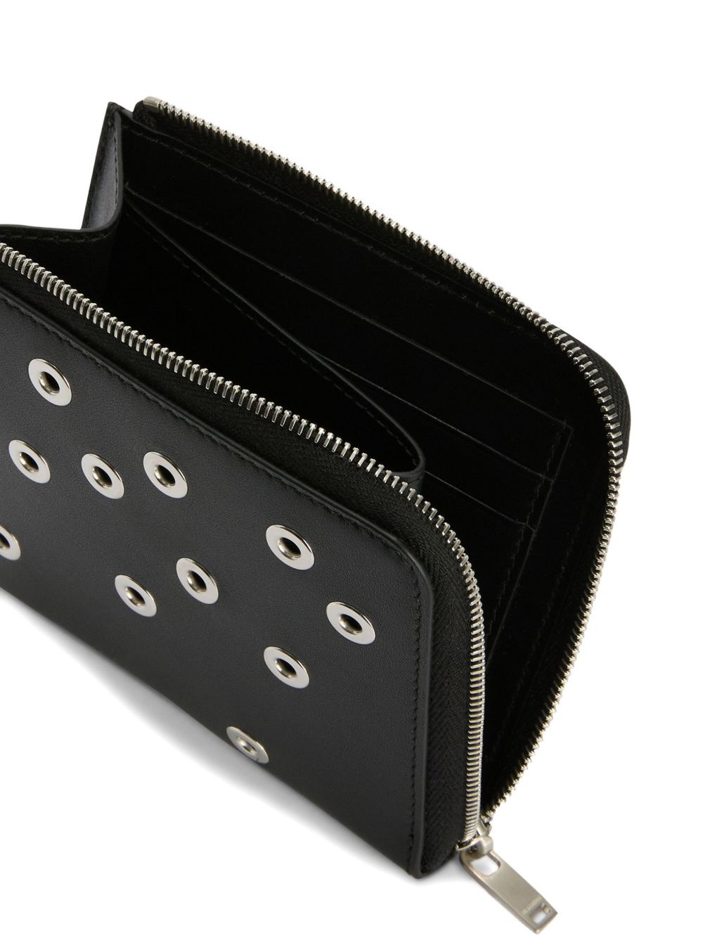 eyelet-embellished wallet - 3