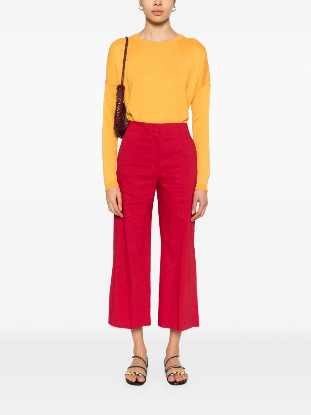 pressed-crease trousers - 2