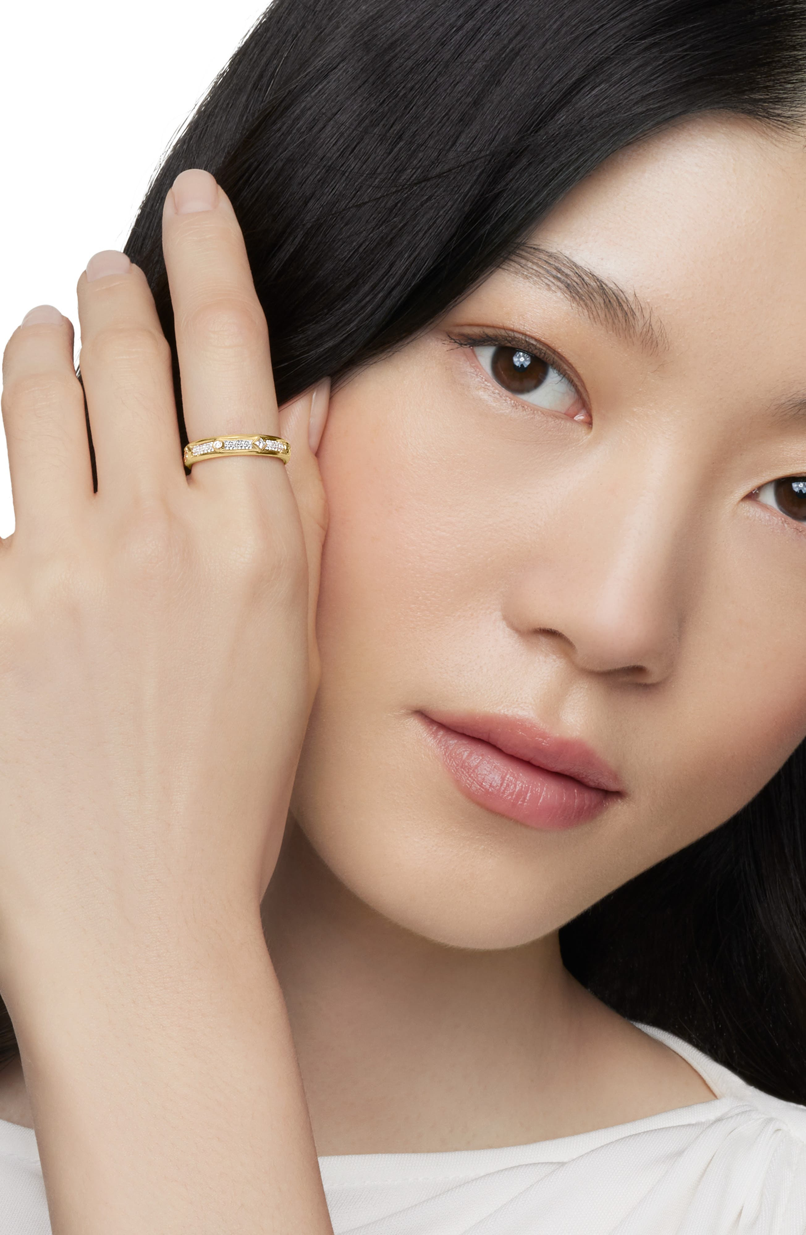 David Yurman Modern Renaissance Band Ring in 18K Yellow Gold at Nordstrom - 2