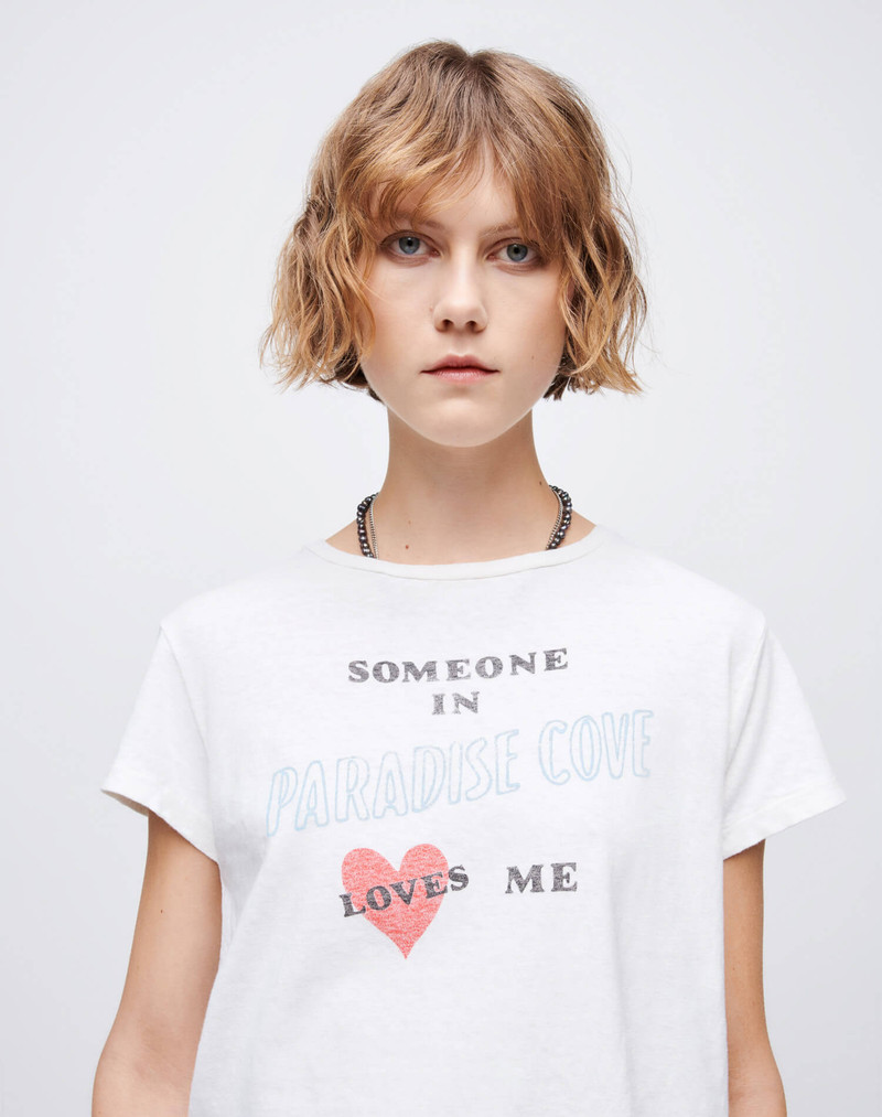 Classic "Someone Loves Me" Tee - Vintage White 5