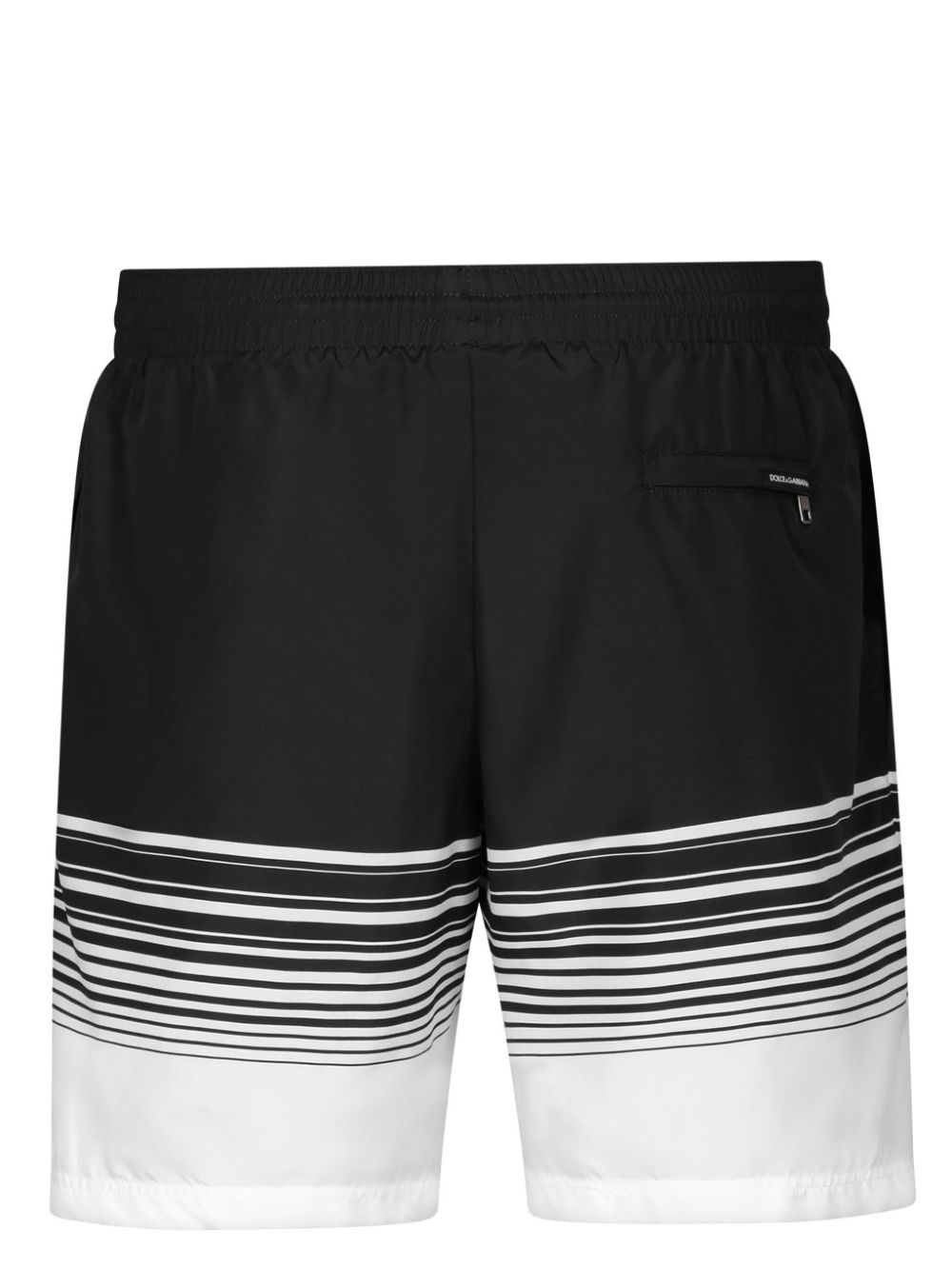 stripe-print swim shorts - 2