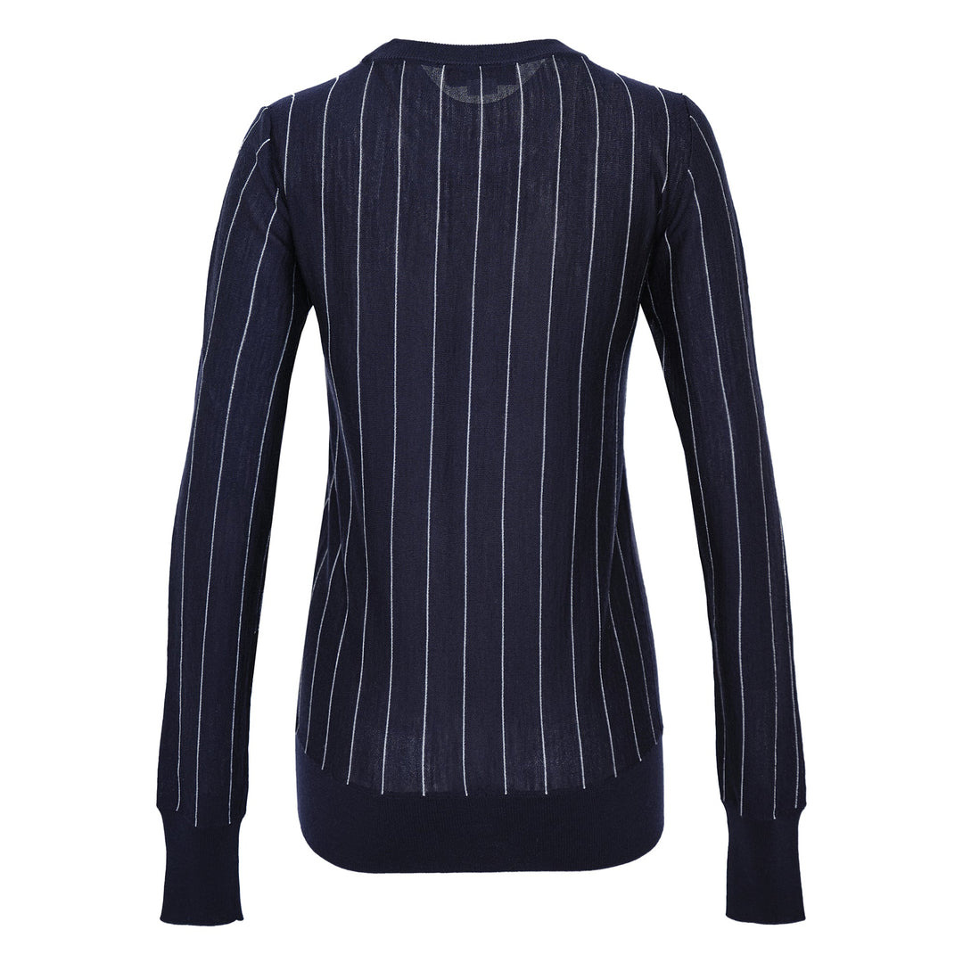 Pinstripe Light Knit Jumper - 2