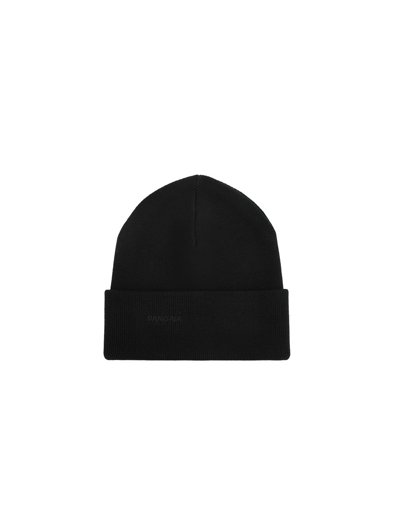 Regenerative Merino Wool Beanie - Black 1