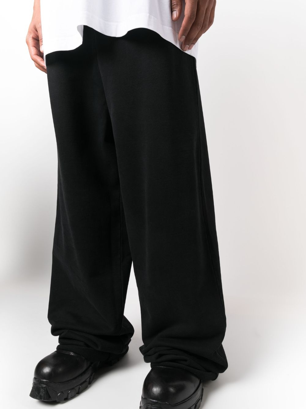 wide-leg cotton trousers - 6