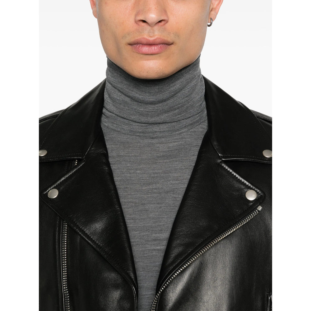 Saint Laurent Black Jackets - Biker Jackets Men - 5