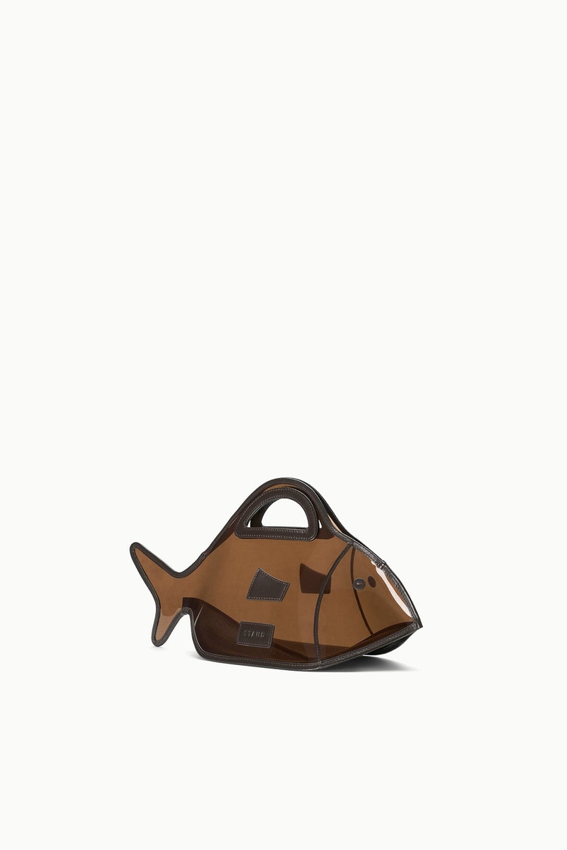 STAUD CLEO FISH BAG ESPRESSO 3