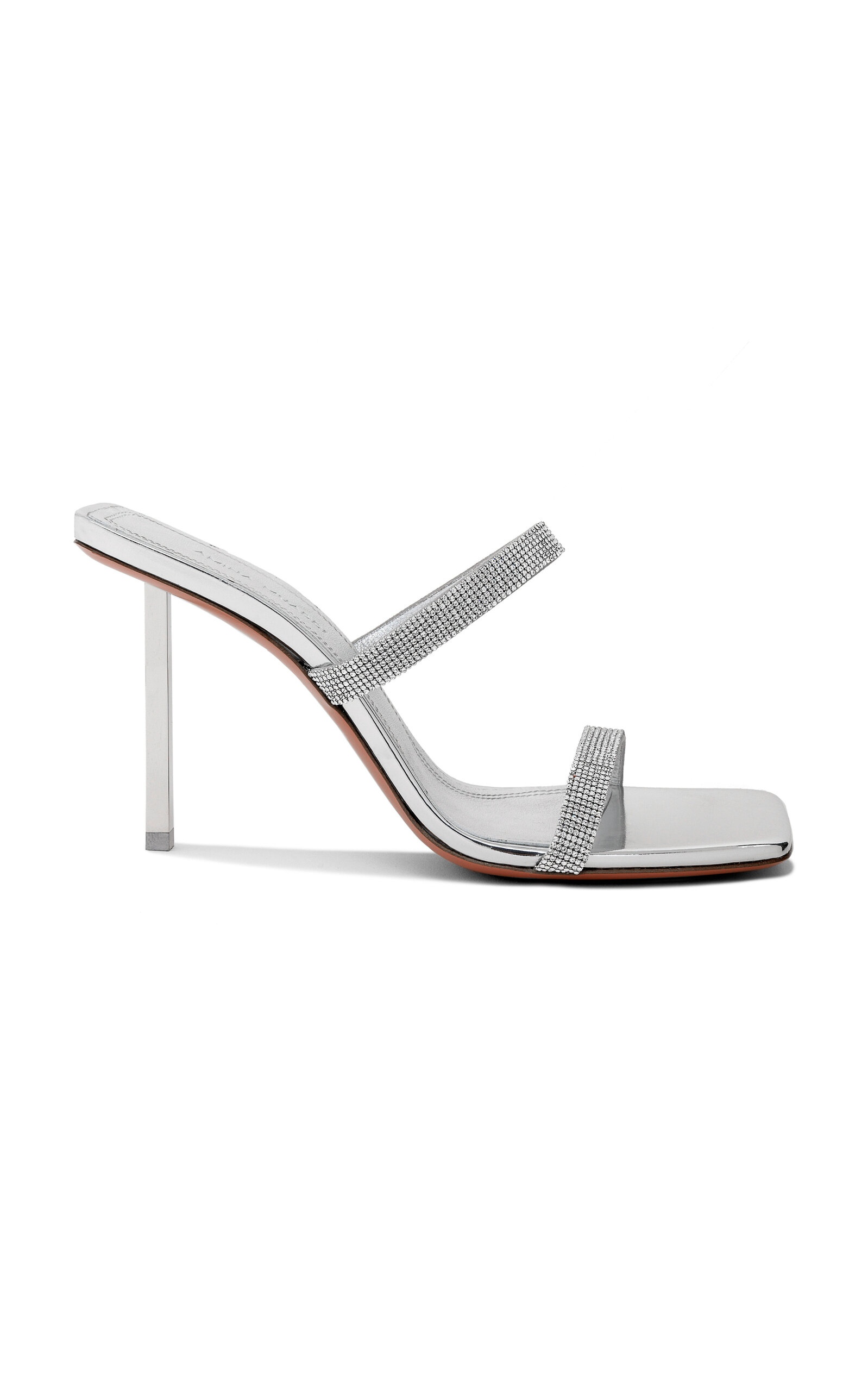 Rih Crystal-Mesh Sandals silver - 1