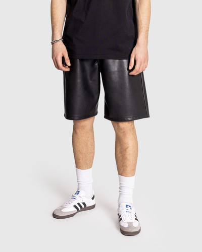 GmbH GmbH – Zoran Eco Faux Leather Shorts Black outlook