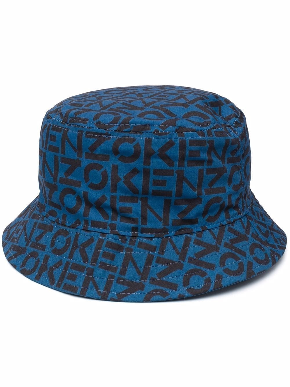 logo print bucket hat - 1