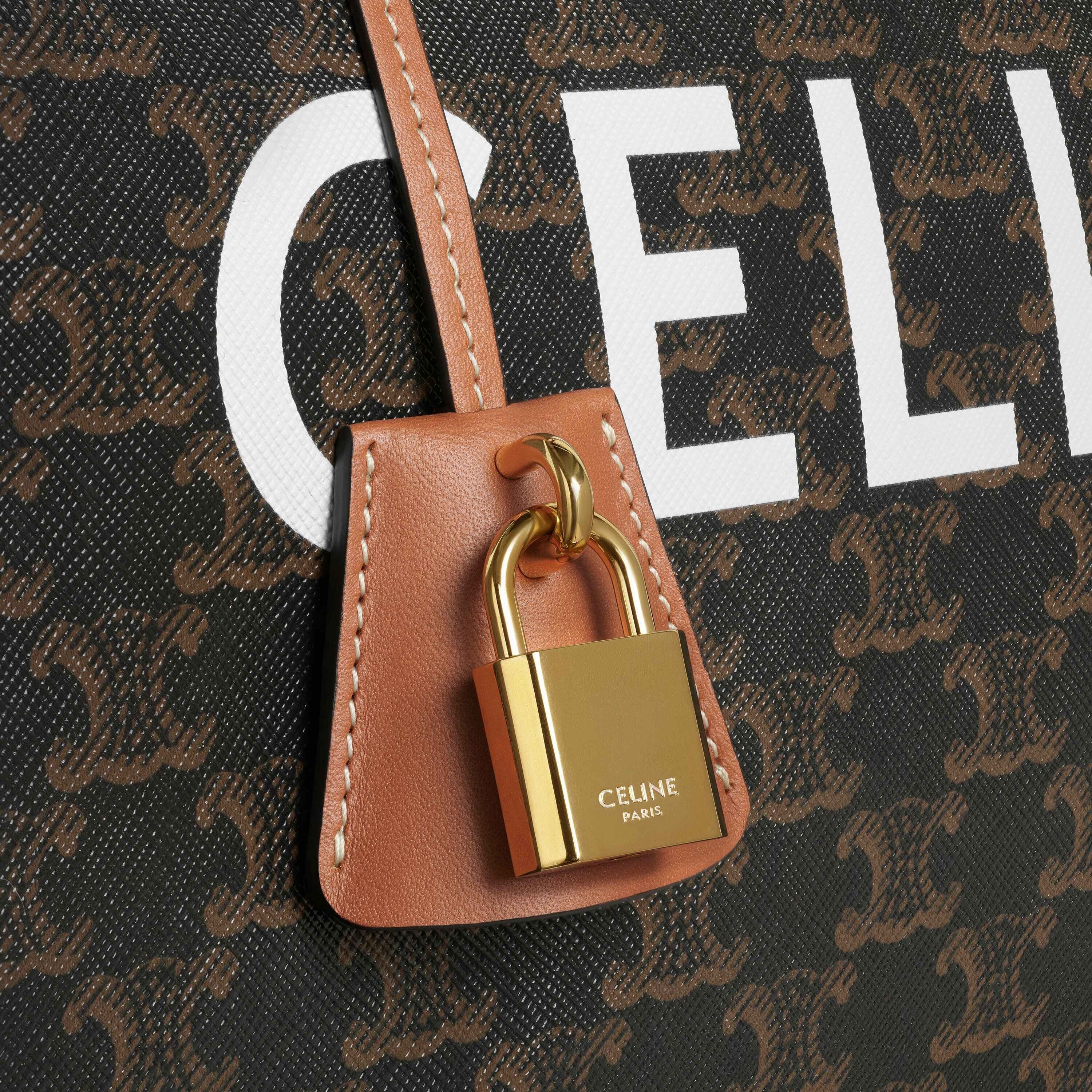 Large Voyage bag in Triomphe Canvas with Celine Print 4