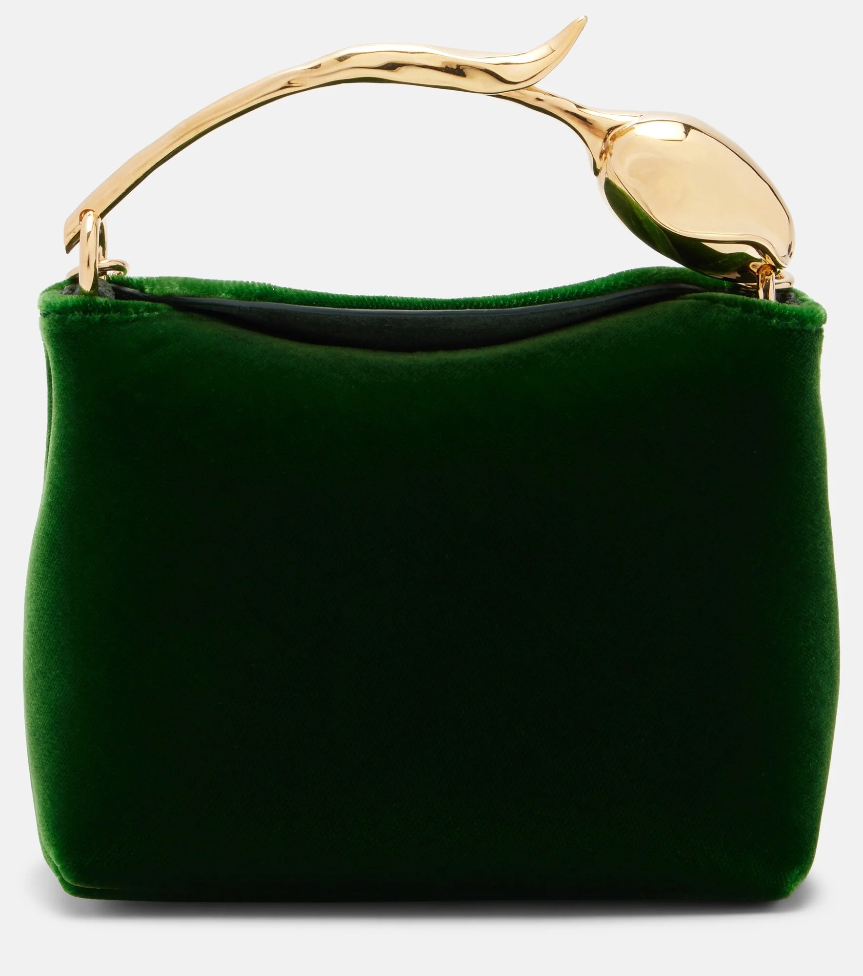 Bloom Micro velvet top-handle bag - 1