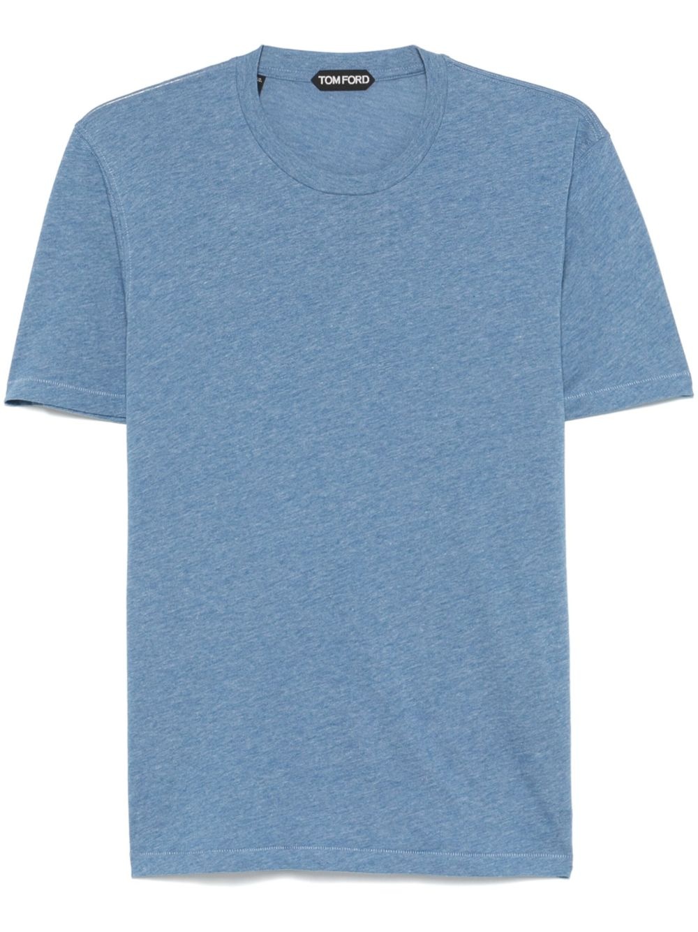 mélange-effect T-shirt - 1