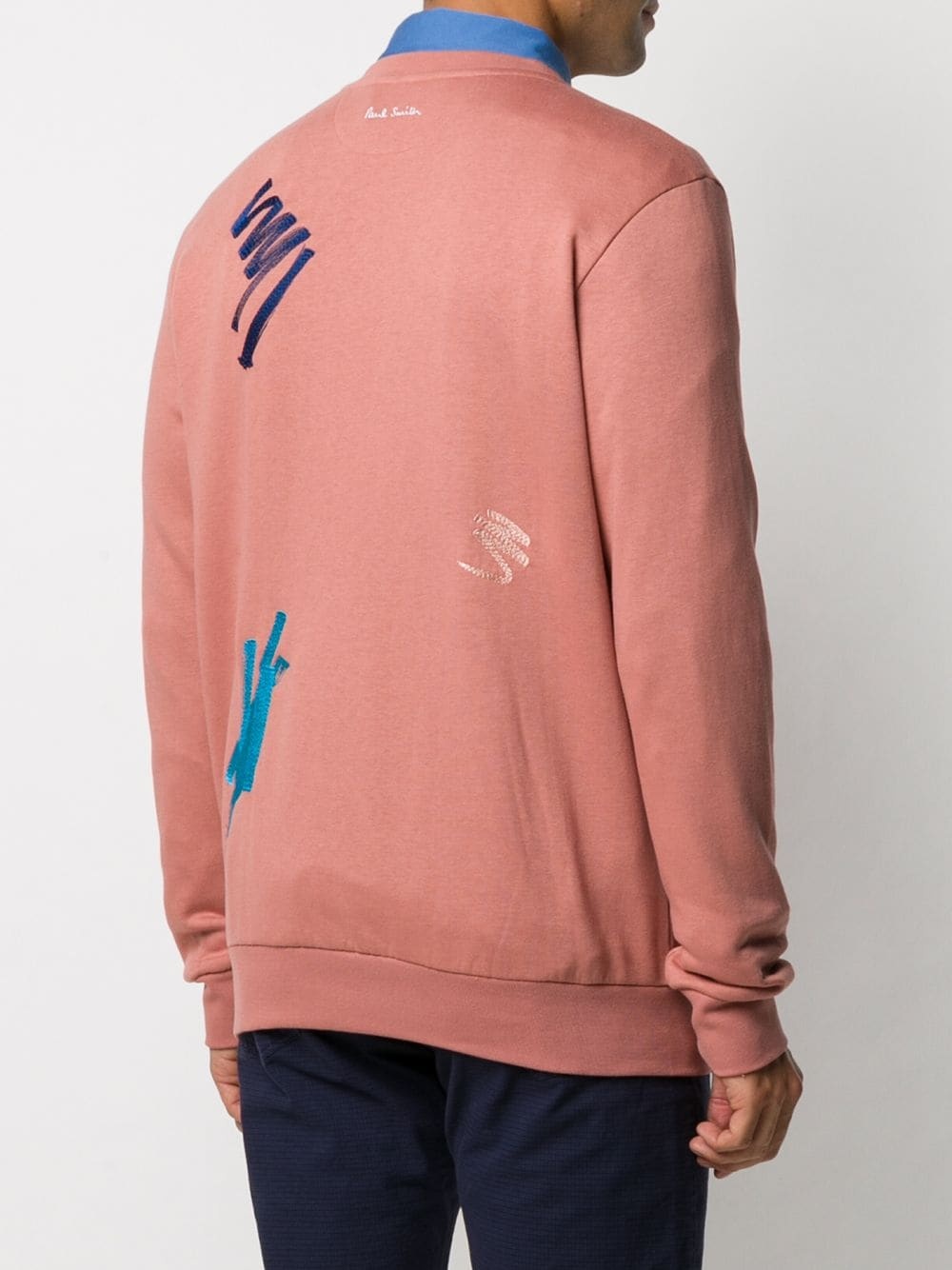 embroidered logo scrawl sweatshirt - 4