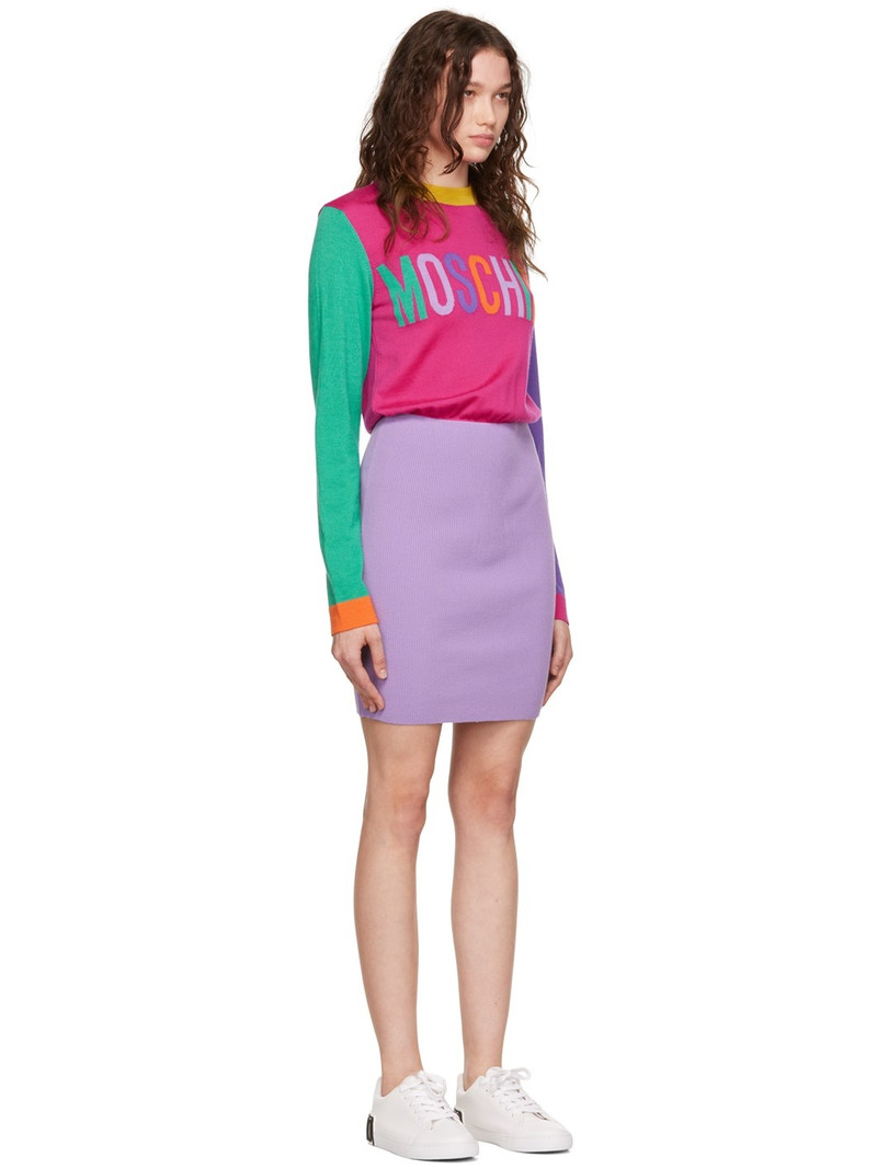 Pink Color Block Minidress 2