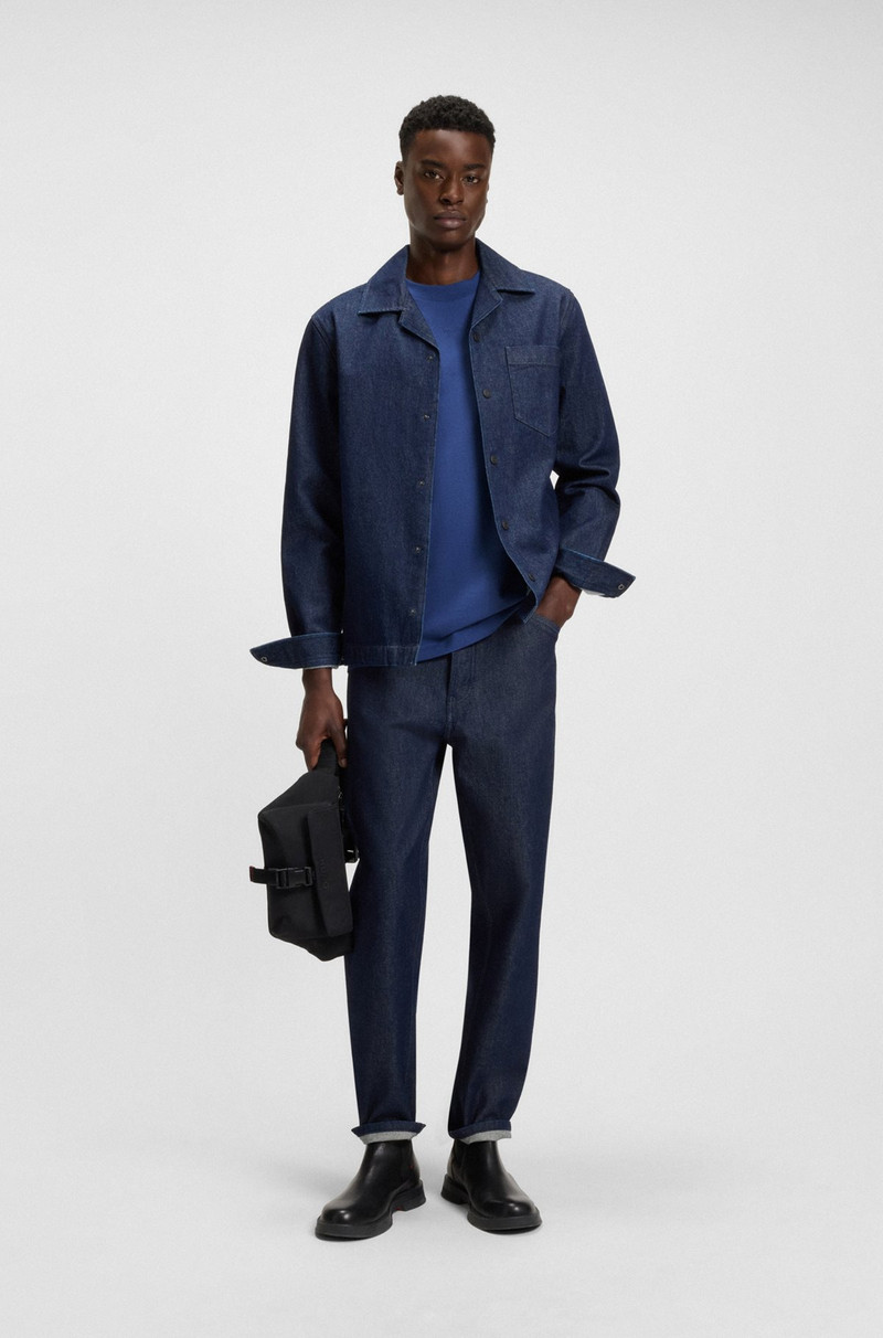 HUGO RELAXED-FIT T-SHIRT IN COTTON WITH LOGO PRINT outlook