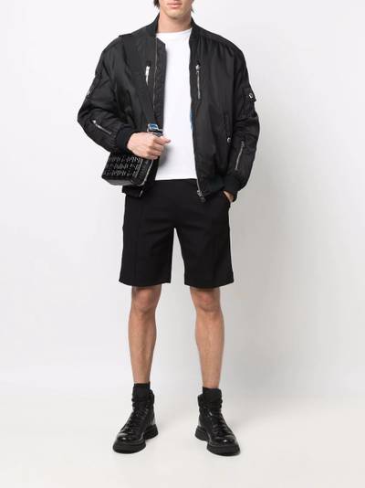 Givenchy logo-tape track shorts outlook