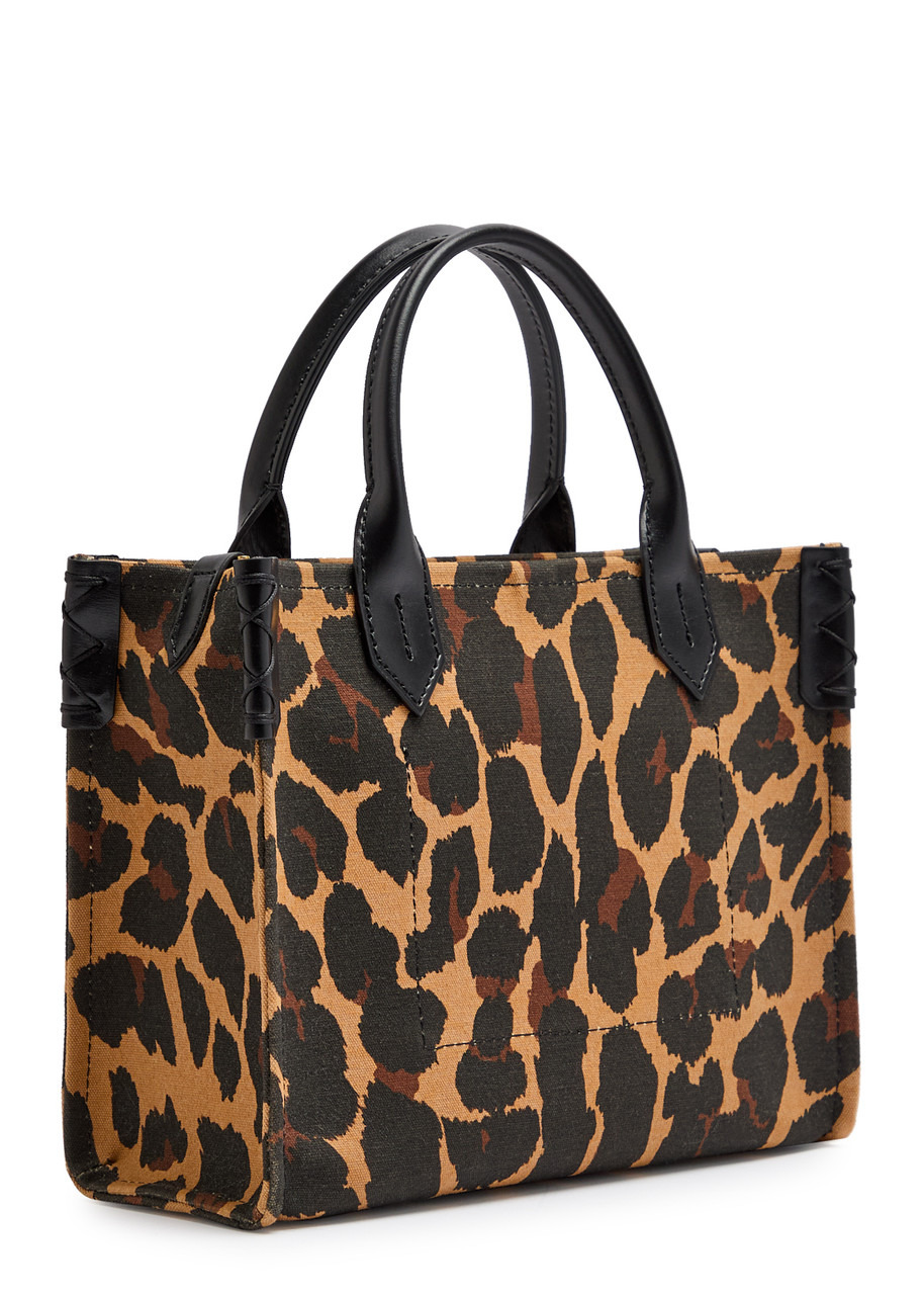 Balmain B-army 36 Leopard-print Canvas Tote - 2