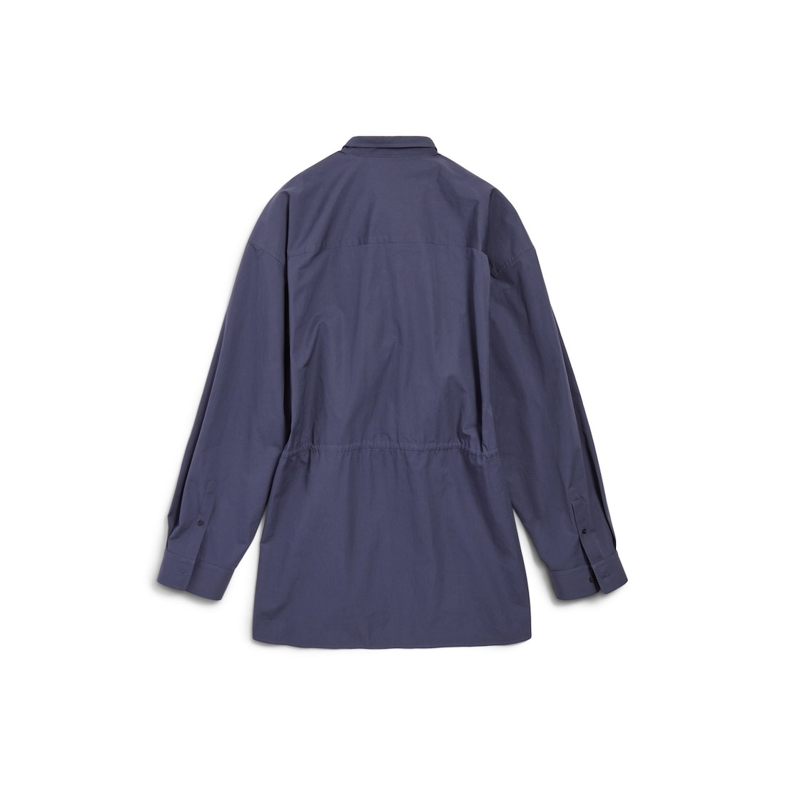 Women's Shirt Mini Dress in Faded Blue - 6