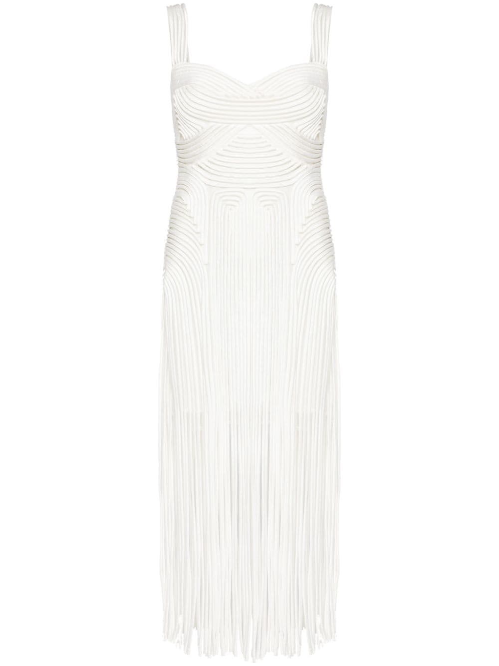 Darby fringed midi dress - 1