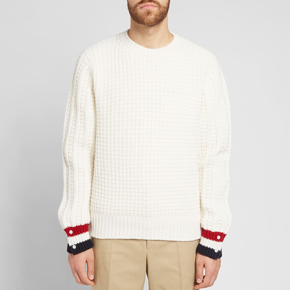 Thom Browne Funmix Chunky Merino Crew Knit - 3