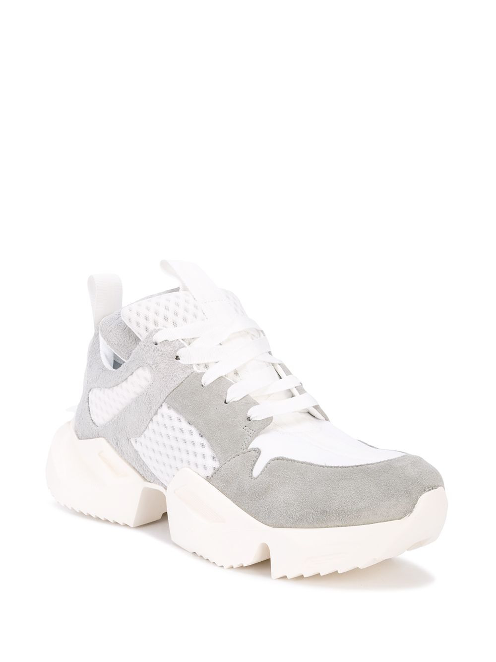 panelled sneakers - 2