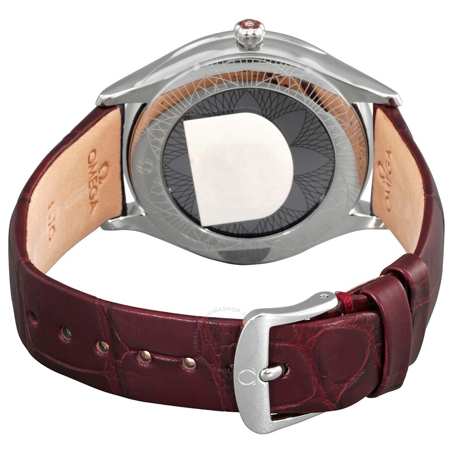 Omega De Ville Quartz Red Dial Ladies Watch 428.18.36.60.11.001 - 3
