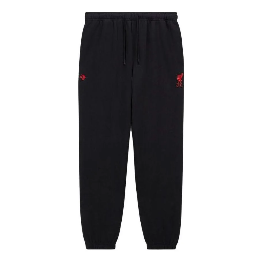 (WMNS) Converse x LFC Knit Loose-Fit Pants 'Black' 10026266-A01 - 1