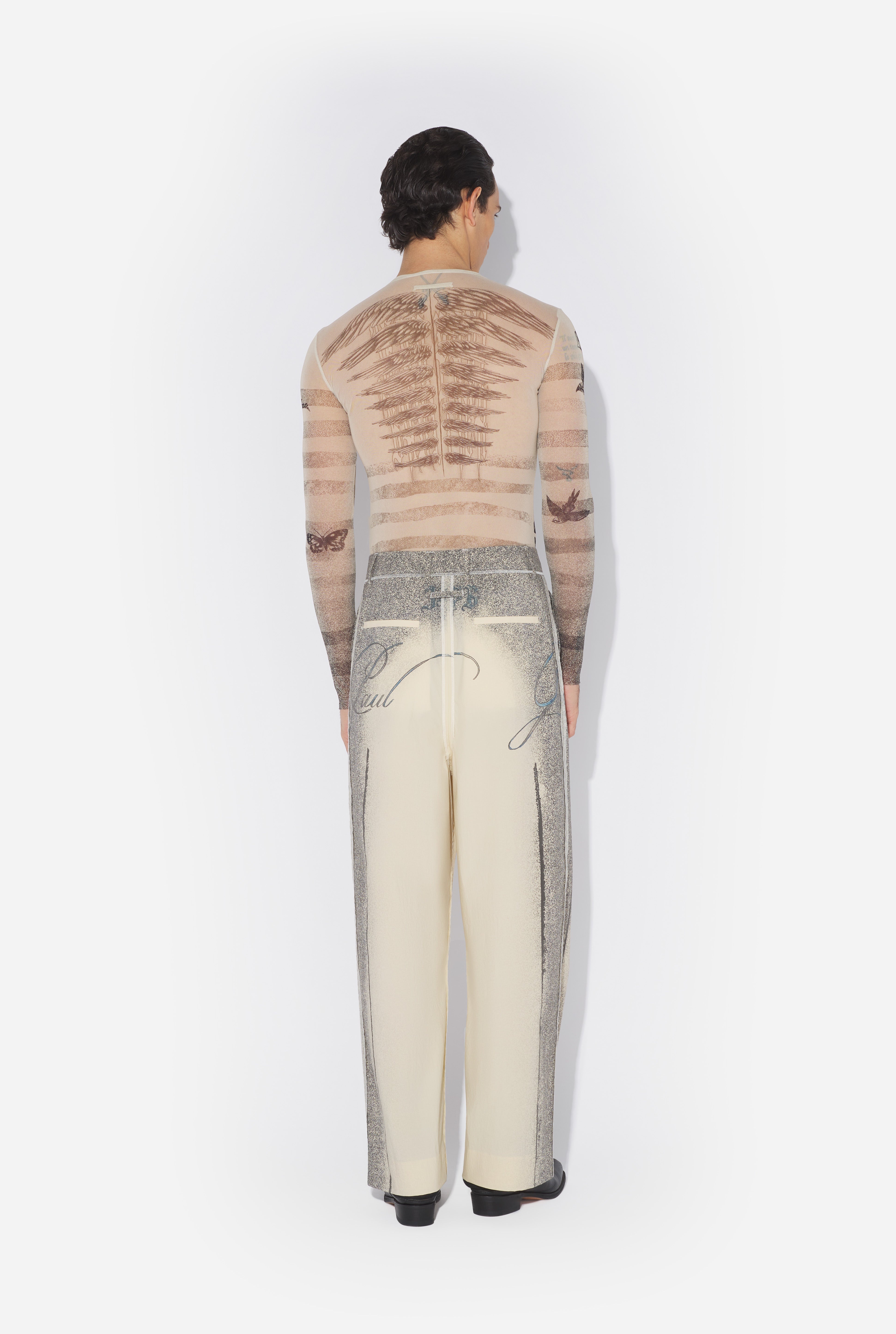 THE MULTI-TATTOO SUIT PANTS - 6