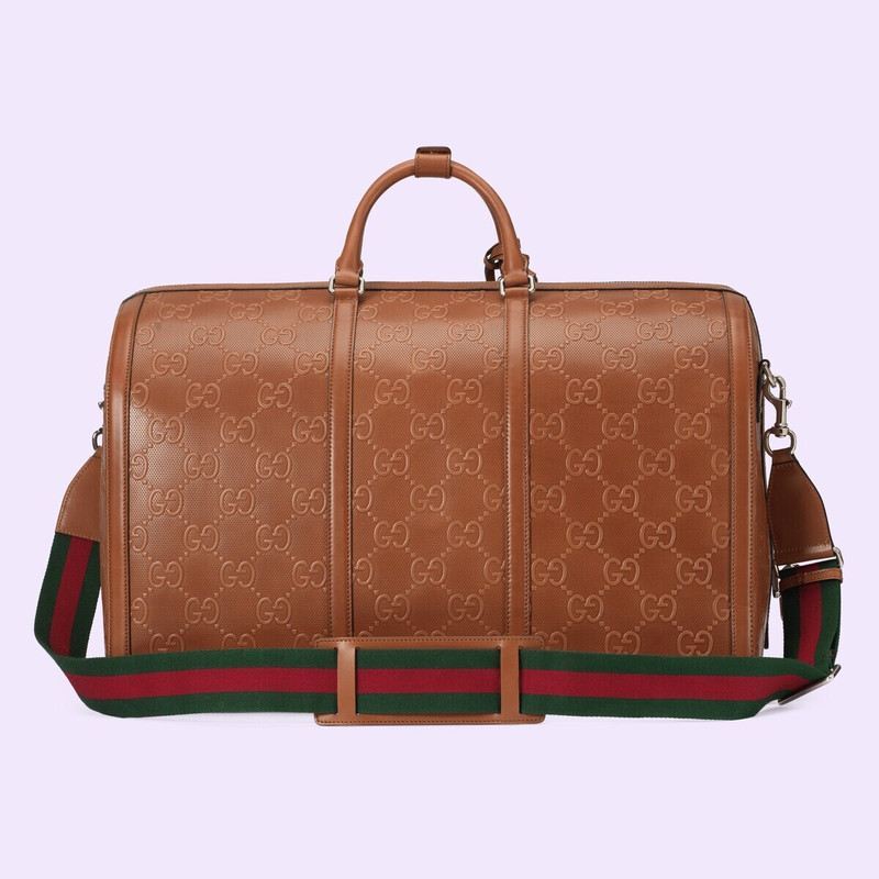 GG embossed large duffle bag 5