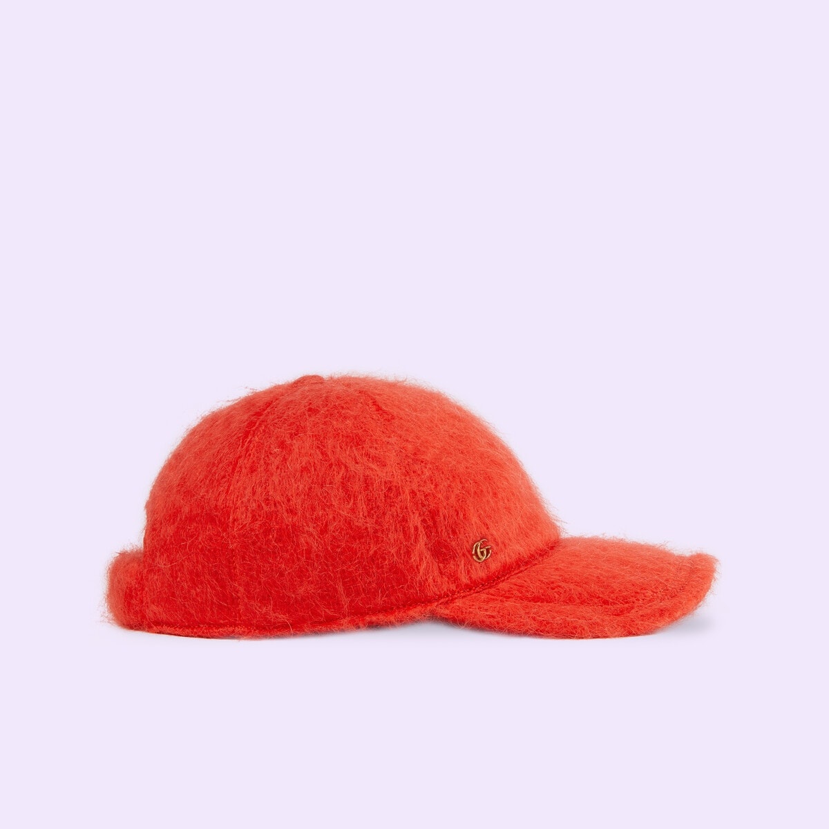 Mohair baseball hat with Double G - 4