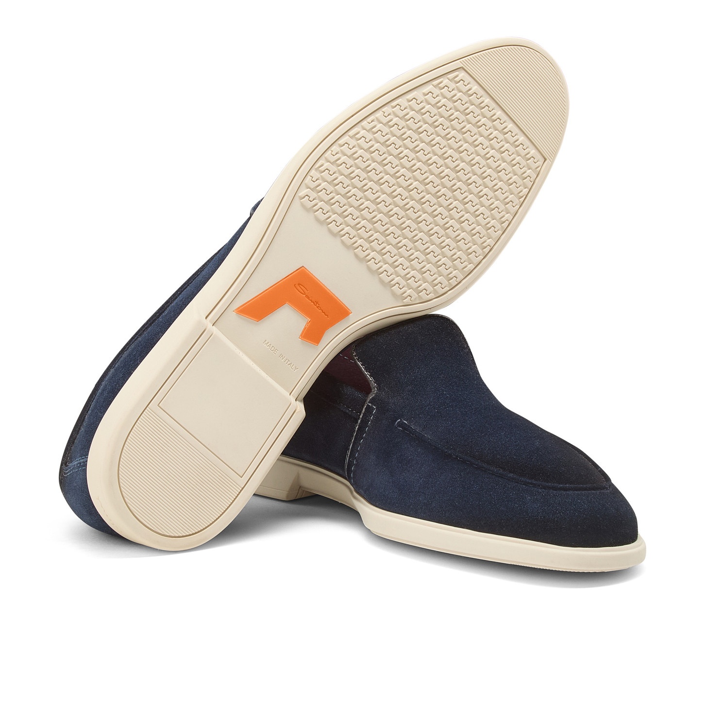 Men's blue suede loafer - 4