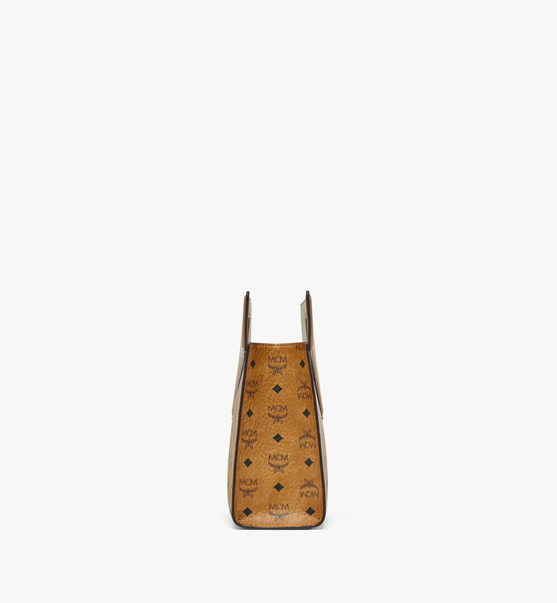 MCM Diamond Tote in Visetos Leather Mix outlook