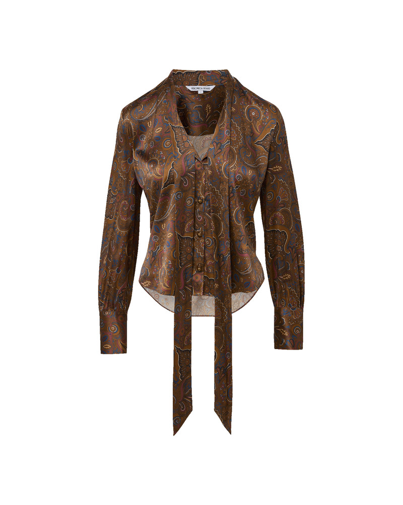 FRANCINE TIE-NECK BLOUSE 1