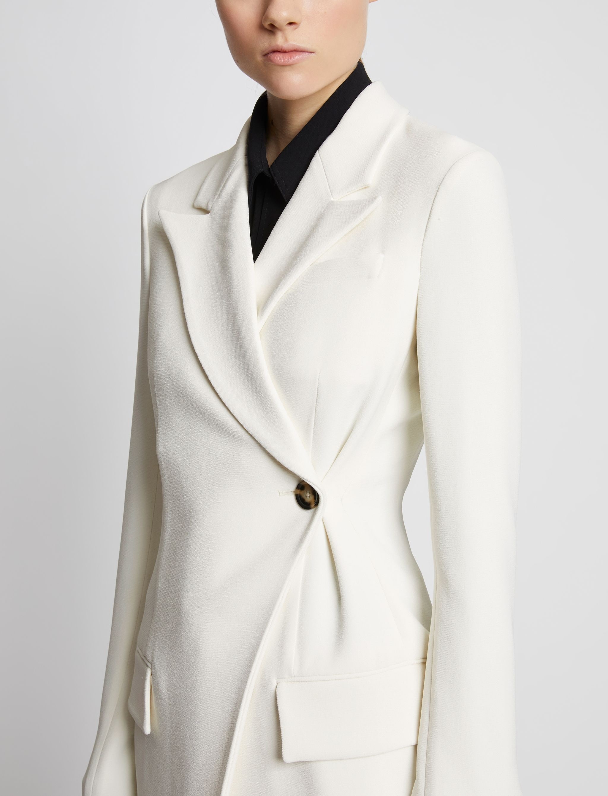 Bi-Stretch Crepe Blazer - 6