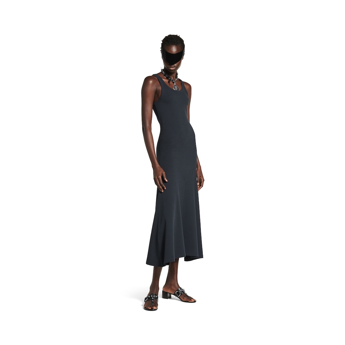 Women's City 50mm Thong  in Black - 7